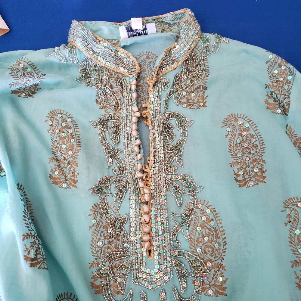 Juliet Dunn London Dress Kaftan size 2 - Picture 8 of 10